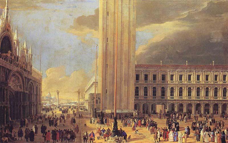 unknow artist St. Mark's Square with Charlatans oil painting image
